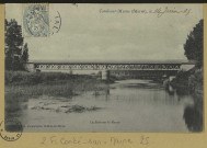 CONDÉ-SUR-MARNE. Le pont sur la Marne / G. Durand, photographe.