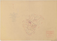 Cloyes-sur-Marne (51156). Tableau d'assemblage échelle 1/10000, plan mis à jour pour 1938, plan non régulier (papier)