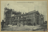 BÉTHENIVILLE. Construction de la distillerie de Bétheniville / Cliché E. Mulot, photographe à Reims.