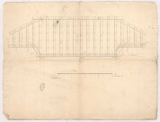 Route n° 3. Construction du pont de Vaux à Châlons, 1767. et ouvrages d'art.