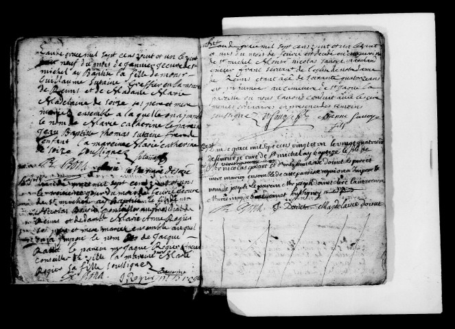 Reims. Saint-Michel. Baptêmes, mariages, sépultures, confirmations 1721-1734