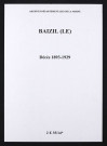 Baizil (Le). Décès 1893-1929