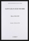 Saint-Jean-sur-Tourbe. Décès 1910-1929