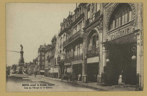 REIMS. Reims avant la Grande Guerre. Rue de l'Étape et le Casino.
ÉpernayThuillier.Sans date