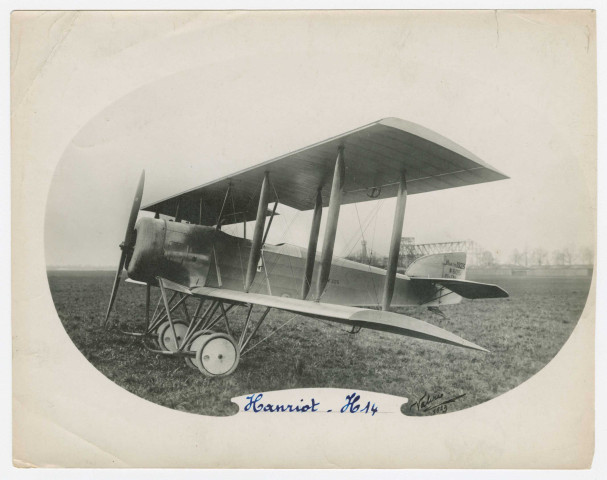 Modèles de biplan Hanriot : H 14, H 32, H 34 / Photo Valère