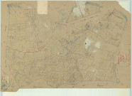 Baslieux-lès-Fismes (51037). Section A1 A2 échelle 1/2500, plan mis à jour pour 1937, contient une extension sur A2, plan non régulier (papier).