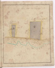 Hospice de Sainte-Ménéhould, "Les Marcages", an VI -1798. Premier lot Mars, parcelles B, C : pièce Sud des Paquis.