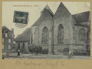 BARBONNE-FAYEL. L'Église/ A. Bourgeois, photographe.
Ed. à Barbonne (54 - Nancyimp. Réunies de Nancy).[vers 1908]
Collection Artistique isobromure