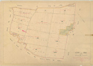 Loisy-en-Brie (51327). Section V1 échelle 1/2000, plan remembré pour 1956 (anciennes sections D et E), plan régulier (papier)