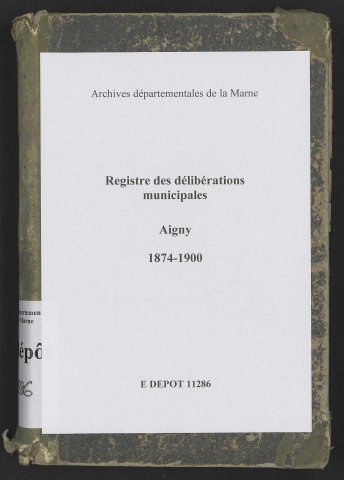 Délibérations municipales.