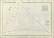 Poix (51438). Section ZH échelle 1/2000, plan remembré pour 1967, plan régulier (papier armé)