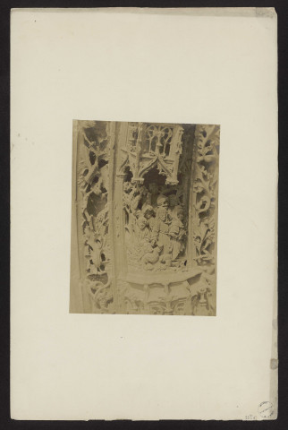 Détail d'une voussure, cathédrale de Reims