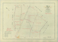 Thibie (51566). Section ZA échelle 1/2000, plan remembré pour 1961 (extension sur Saint-Pierre section ZA), plan régulier (papier armé)