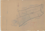 Châtelraould-Saint-Louvent (51134). Section F1 échelle 1/4000, plan mis à jour pour 1933, plan non régulier (papier)
