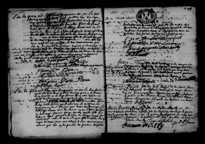 Huiron. Baptêmes, mariages, sépultures 1751-1791