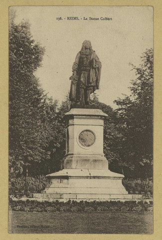 REIMS. 136. La statue Colbert.
ReimsV. Thuillier.1928