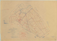 Fagnières (51242). Tableau d'assemblage 8 échelle 1/10000, plan mis à jour pour 1938, plan non régulier (papier)