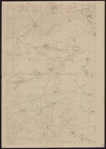 Valmy.
Service géographique de l'Armée].1918