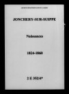 Jonchery-sur-Suippe. Naissances 1824-1860