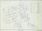 Ormes (51418). Tableau d'assemblage échelle 1/10000, plan établi pour 1939 (papier).