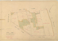 Loisy-en-Brie (51327). Section V2 échelle 1/2000, plan remembré pour 1956 (ancienne section E), plan régulier (papier)