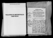 Villeneuve-Renneville-Chevigny. Naissances 1899