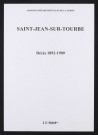 Saint-Jean-sur-Tourbe. Décès 1892-1909