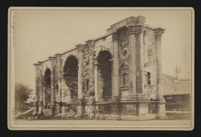 REIMS. Porte de Mars (8 octobre 1884).