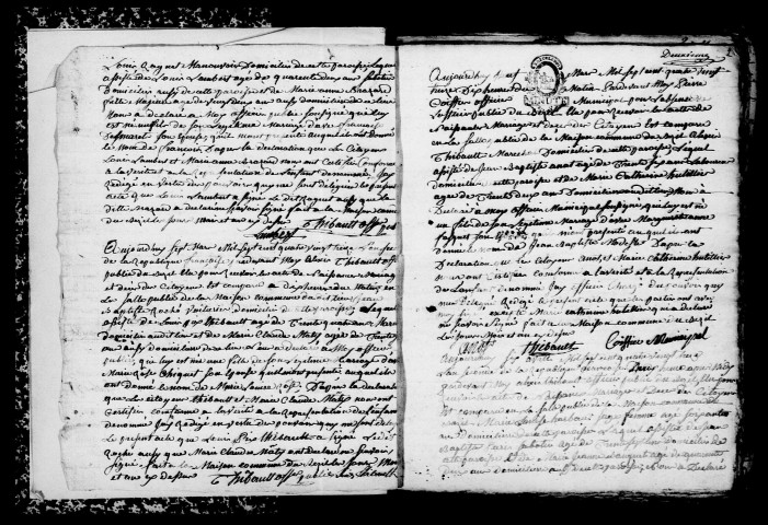 Baizil (Le). Naissances, mariages, décès, publications de mariage 1793-an X
