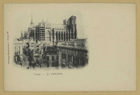 REIMS. La Cathédrale.
(51 - ReimsPhototypie Ponsin-Druart).Sans date