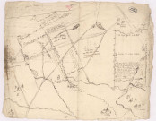 Plan des bois de la terre des Potées (1629)