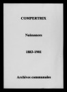 Compertrix. Naissances 1883-1901