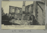 SUIPPES. -393-La Grande Guerre 1914-15. Les Ecoles de SUIPPES après leur bombardement / Express, photographe.