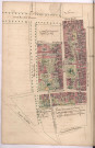 Plan du canton compris ente le carré du Franc-Jardin, la rue Large, le canton de la Madeleine, la rue du Bourg-de-Vesle et la rue du Tronchet, à Reims (1759)
