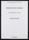 Sogny-en-l'Angle. Décès 1873-1892 (reconstitutions)