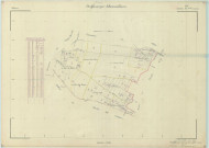 Pontfaverger-Moronvilliers (51440). Section AH échelle 1/5000, plan refait pour 1955, plan régulier (papier).