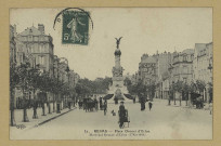 REIMS. 37. Place Drouet d'Erlon. Maréchal Drouet d'Erlon (1765-1844).
ParisE. Le Deley, imp.-éd.Sans date