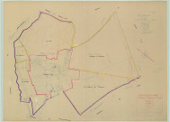 Villers-sous-Châtillon (51637). Section B1 échelle 1/1250, plan mis à jour pour 1957, plan non régulier (papier).