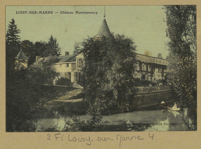 LOISY-SUR-MARNE. Château de Montmorency.
Édition des Grande Economats Français.[vers 1905]