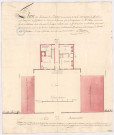 Plan des bâtiments du presbytère à reconstruire à Vroil, 1773.