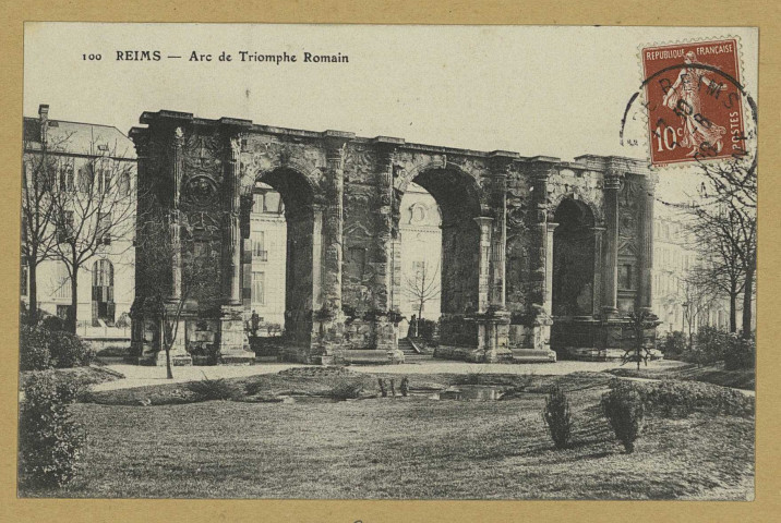 REIMS. 100. Arc de Triomphe Romain.