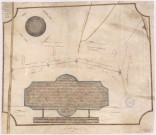 Plan du bornage et arpentage des terroirs de Boult-sur-Suippe et de Fresne (1710), Hazart