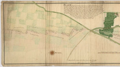Plan figuratif de la séparation du terroir d'Aire et de celui de Blanzy (1751), Chollet