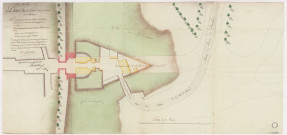 Plan de la porte Dieu-Lumière de Reims, 1785.