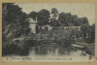 CHÂLONS-EN-CHAMPAGNE. 88- Vue prise sur le canal au jardin du Jard.
ParisLevy Fils et Cie.Sans date