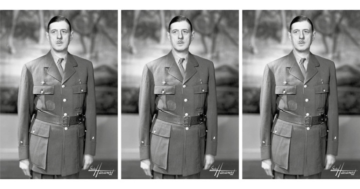 Général de Gaulle, 1947. Studio Harcourt