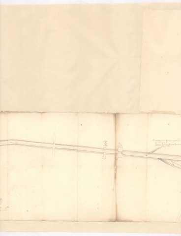 Route n°4 de Paris à Strasbourg. Plan général du pont de Vaux sur la rivière de Saulx, 1769.
