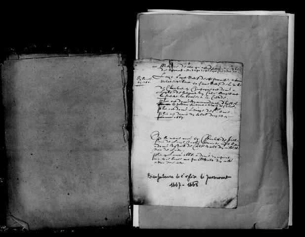 Jussecourt. Baptêmes, mariages, sépultures 1654-1703