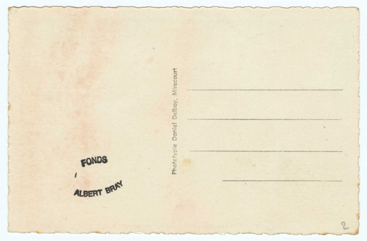 Cartes postales. Collection complémentaire constituée par les Archives Départementales de Seine-et-Marne.