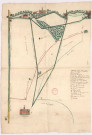 Plan figuratif des terroirs d'Auménancourt-le-Petit et de Bourgogne (fin du XVIIIe s.)